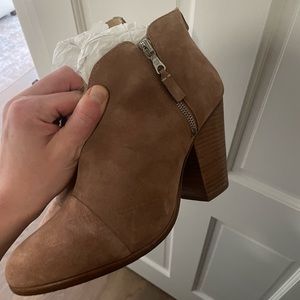 Tan suede Rag and Bone Booties